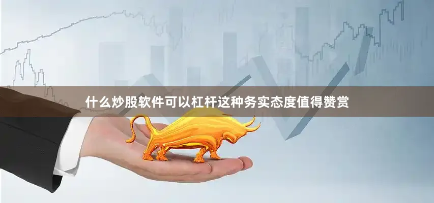什么炒股软件可以杠杆这种务实态度值得赞赏