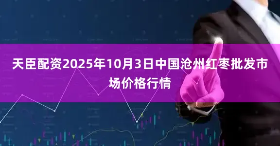 天臣配资2025年10月3日中国沧州红枣批发市场价格行情